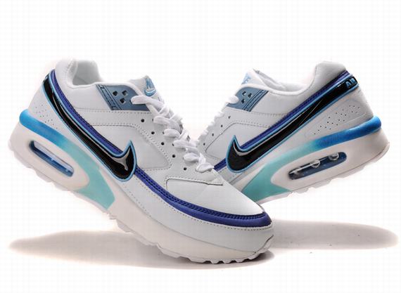 New Men\'S Nike Air Max White /Blue/Black